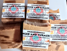 Load image into Gallery viewer, Turmeric and Ginger Soap
