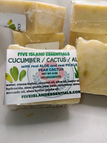 Cucumber Cactus Aloe Soap