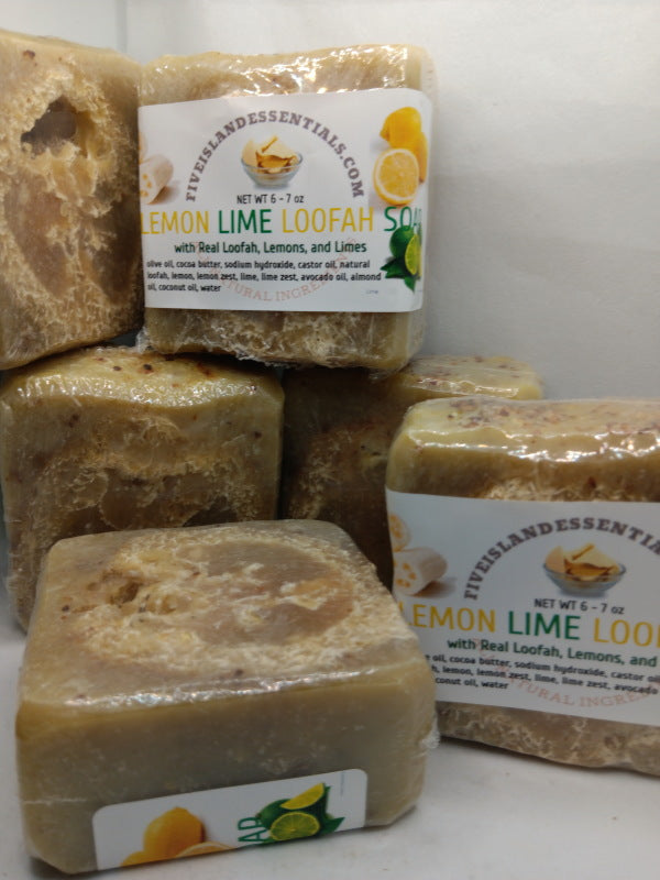 Lemon Lime and Zest Loofah Soap