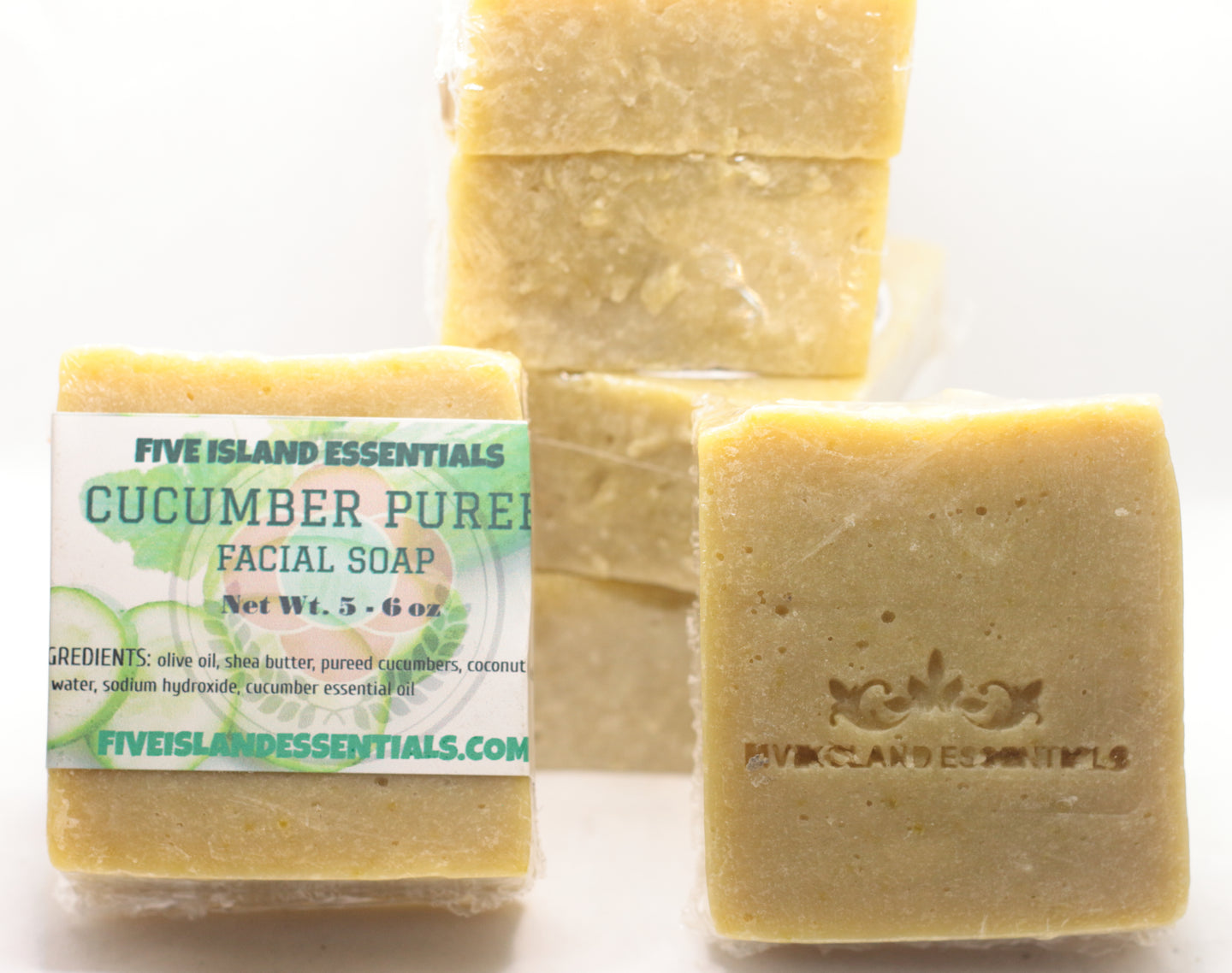 Cucumber Puree Facial Soap